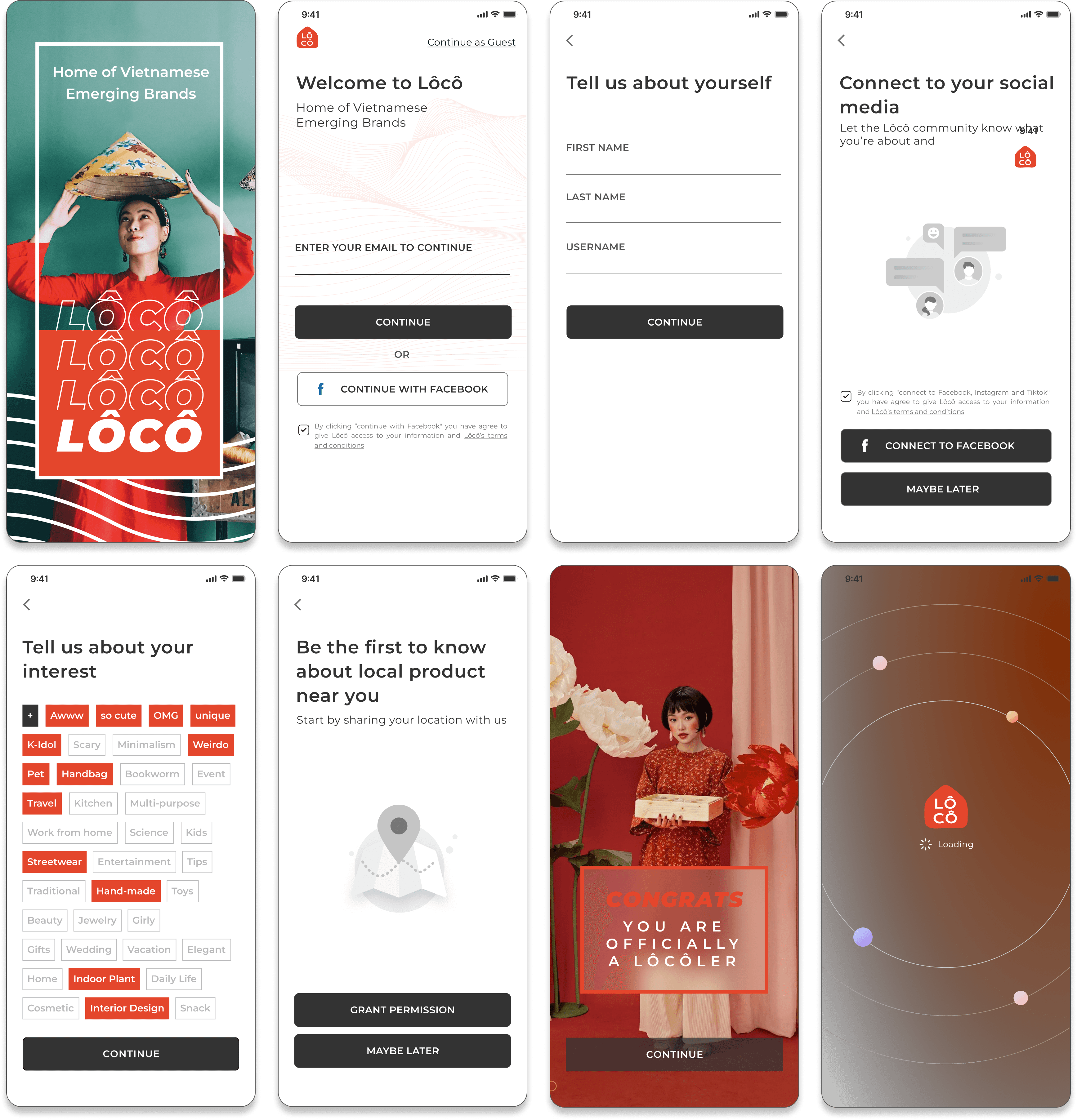 Product upload steps